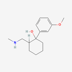 molecular formula C₁₅H₂₄ClNO₂ B1146794 N-去甲基曲马多 CAS No. 1018989-94-0