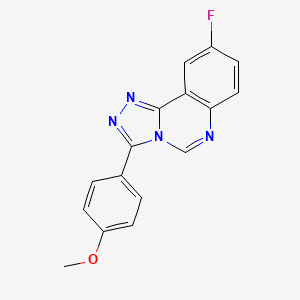 9-Fluoro-3-(4-methoxyphenyl)-[1,2,4]triazolo[4,3-c]quinazoline