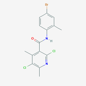 N-(4-bromo-2-methylphenyl)-2,5-dichloro-4,6-dimethylpyridine-3-carboxamide