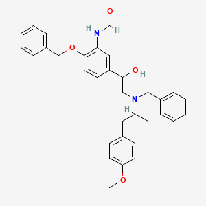 molecular formula C₃₃H₃₆N₂O₄ B1146810 N,O-Dibenzylated formoterol CAS No. 43229-70-5