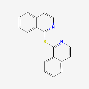 molecular formula C18H12N2S B11468185 1-(1-Isoquinolylsulfanyl)isoquinoline 