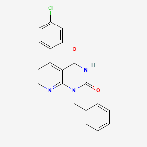 1-benzyl-5-(4-chlorophenyl)-2-hydroxypyrido[2,3-d]pyrimidin-4(1H)-one