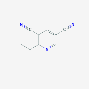 B114683 2-Propan-2-ylpyridine-3,5-dicarbonitrile CAS No. 146073-61-2