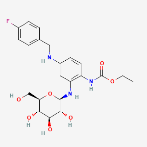 molecular formula C₂₂H₂₈FN₃O₇ B1146836 Unii-V5S8X9Q6WY CAS No. 229970-69-8