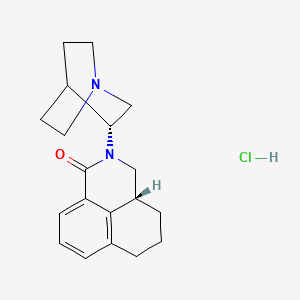 molecular formula C₁₉H₂₅ClN₂O B1146838 (R,R)-帕洛诺司琼盐酸盐 CAS No. 135729-75-8