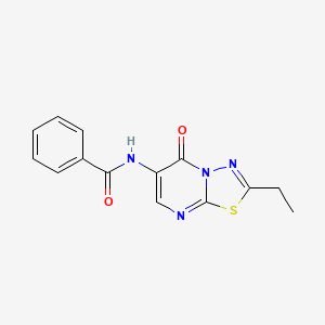 N-{2-Ethyl-5-oxo-[1,3,4]thiadiazolo[3,2-A]pyrimidin-6-YL}benzamide