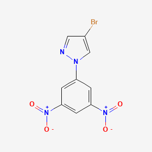 4-bromo-1-(3,5-dinitrophenyl)-1H-pyrazole