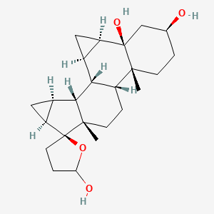 molecular formula C₂₄H₃₆O₄ B1146865 屈螺酮 3,5,5'-三醇 CAS No. 1079392-41-8