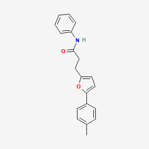 3-[5-(4-methylphenyl)furan-2-yl]-N-phenylpropanamide