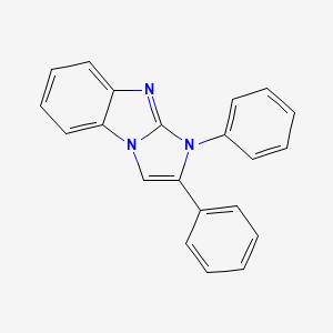 molecular formula C21H15N3 B11468838 1,2-diphenyl-1H-imidazo[1,2-a]benzimidazole 