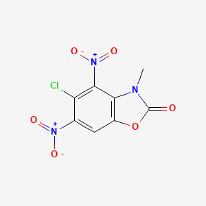 5-chloro-3-methyl-4,6-dinitro-1,3-benzoxazol-2(3H)-one