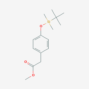 molecular formula C15H24O3Si B114690 4-叔丁基二甲基甲硅烷基氧基苯乙酸甲酯 CAS No. 105460-59-1