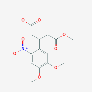 Dimethyl 3-(4,5-dimethoxy-2-nitrophenyl)pentanedioate