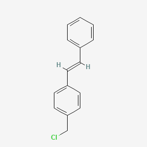 molecular formula C15H13Cl B1146916 4-氯甲基二苯乙烯 CAS No. 150253-59-1