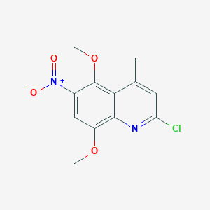 2-Chloro-5,8-dimethoxy-4-methyl-6-nitroquinoline