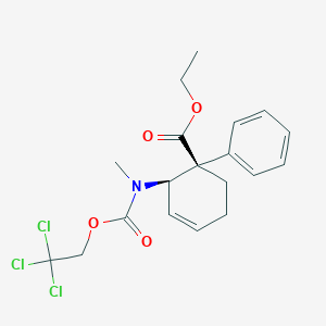 B1146934 N-(2,2,2-Trichloroethoxy)carbonyl] Nortilidine CAS No. 1246820-84-7