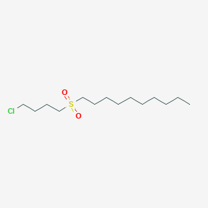 molecular formula C14H29ClO2S B11469449 1-[(4-Chlorobutyl)sulfonyl]decane 