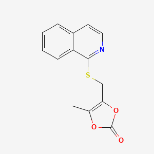 4-[(1-Isoquinolylsulfanyl)methyl]-5-methyl-1,3-dioxol-2-one