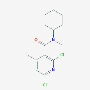 2,6-dichloro-N-cyclohexyl-N,4-dimethylpyridine-3-carboxamide