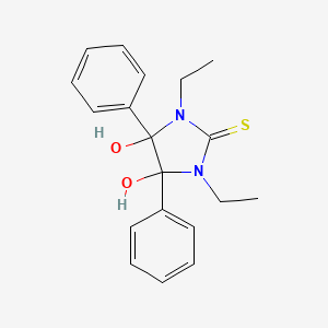 1,3-Diethyl-4,5-dihydroxy-4,5-diphenylimidazolidine-2-thione