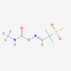 molecular formula C₇H₁₁D₃N₂O₄S B1146951 Aldicarb-d3 砜 CAS No. 1795135-15-7