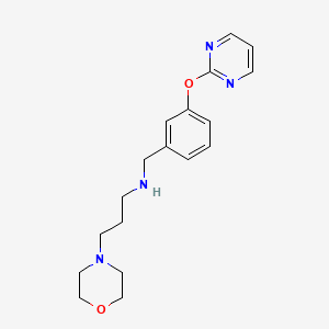 [3-(Morpholin-4-YL)propyl]({[3-(pyrimidin-2-yloxy)phenyl]methyl})amine