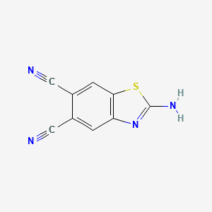 2-Amino-1,3-benzothiazole-5,6-dicarbonitrile