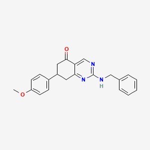 2-(benzylamino)-7-(4-methoxyphenyl)-7,8-dihydroquinazolin-5(6H)-one