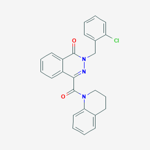 2-(2-chlorobenzyl)-4-(3,4-dihydroquinolin-1(2H)-ylcarbonyl)phthalazin-1(2H)-one