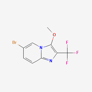 6-Bromo-3-methoxy-2-(trifluoromethyl)imidazo[1,2-a]pyridine