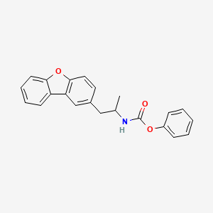 Phenyl [1-(dibenzo[b,d]furan-2-yl)propan-2-yl]carbamate