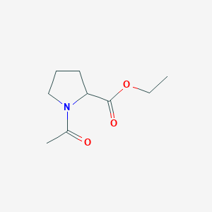 molecular formula C9H15NO3 B1146996 Ethyl 1-acetylprolinate CAS No. 125347-82-2