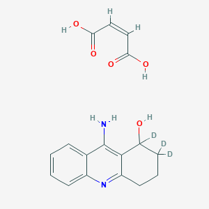 molecular formula C₁₇H₁₅D₃N₂O₅ B1147015 9-氨基-1,2,3,4-四氢喹啉-1-醇-d3马来酸盐 CAS No. 1219806-48-0