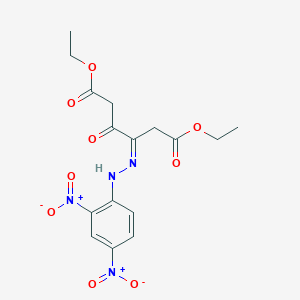 diethyl (3Z)-3-[2-(2,4-dinitrophenyl)hydrazinylidene]-4-oxohexanedioate