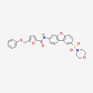 N-[8-(4-Morpholinylsulfonyl)dibenzo[B,D]furan-3-YL]-5-(phenoxymethyl)-2-furamide