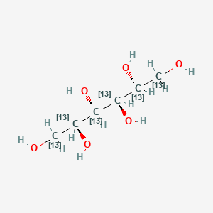B1147032 D-Glucitol-13C6 CAS No. 121067-66-1