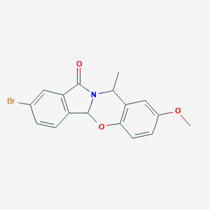 2-bromo-8-methoxy-10-methyl-10H-isoindolo[1,2-b][1,3]benzoxazin-12(4bH)-one