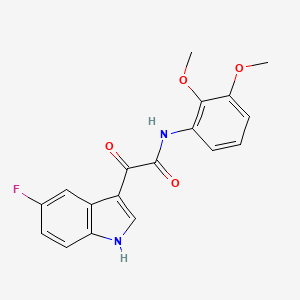 N-(2,3-dimethoxyphenyl)-2-(5-fluoro-1H-indol-3-yl)-2-oxoacetamide