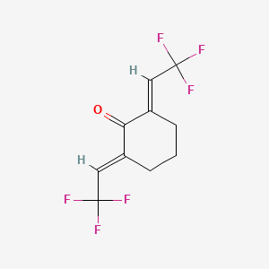 B1147054 2,6-Bis(2,2,2-trifluoroethylidene)cyclohexanone CAS No. 141023-10-1