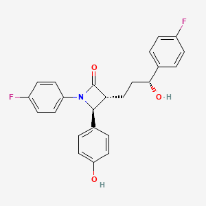 (3R,4S)-1-(4-fluorophenyl)-3-((R)-3-(4-fluorophenyl)-3-hydroxypropyl)-4-(4-hydroxyphenyl)azetidin-2-one