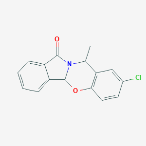 8-chloro-10-methyl-10H-isoindolo[1,2-b][1,3]benzoxazin-12(4bH)-one