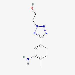 2H-1,2,3,4-Tetrazole-2-ethanol, 5-(3-amino-4-methylphenyl)-