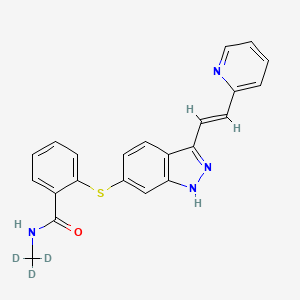 molecular formula C₂₂H₁₅D₃N₄OS B1147086 Axitinib-d3 CAS No. 1126623-89-9