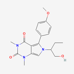 6-(1-hydroxybutan-2-yl)-5-(4-methoxyphenyl)-1,3-dimethyl-1H-pyrrolo[3,4-d]pyrimidine-2,4(3H,6H)-dione