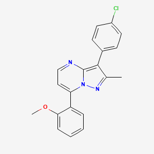 3-(4-Chlorophenyl)-7-(2-methoxyphenyl)-2-methylpyrazolo[1,5-a]pyrimidine