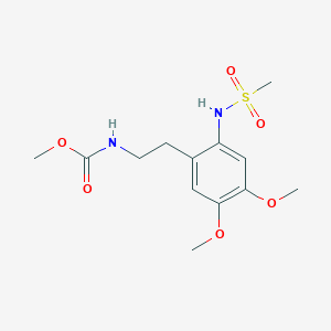 Methyl (2-{4,5-dimethoxy-2-[(methylsulfonyl)amino]phenyl}ethyl)carbamate