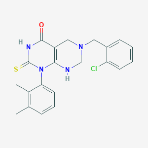 6-(2-chlorobenzyl)-1-(2,3-dimethylphenyl)-2-thioxo-2,3,5,6,7,8-hexahydropyrimido[4,5-d]pyrimidin-4(1H)-one