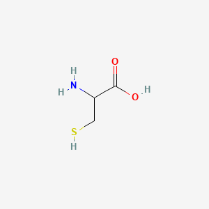 molecular formula C₂¹³CH₇NO₂S B1147102 DL-Cysteine CAS No. 150146-94-4