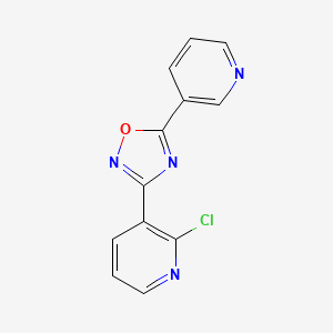 2-Chloro-3-[5-(pyridin-3-yl)-1,2,4-oxadiazol-3-yl]pyridine