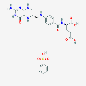 molecular formula C₂₆H₃₁N₇O₉S B1147110 (6S)-Tetrahydrofolic Acid p-Toluenesulfonate Salt CAS No. 144077-69-0